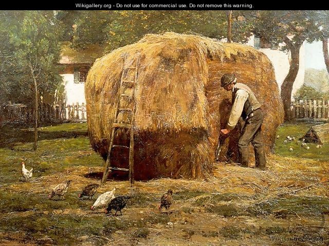 The Barnyard 1885 - Childe Hassam