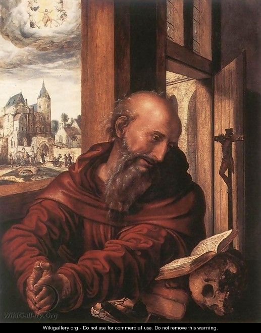 St Jerome - Jan Sanders Van Hemessen