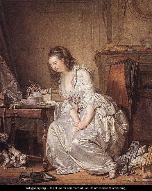 The Broken Mirror 1763 - Jean Baptiste Greuze