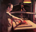 Wood Block Printer - Bernhard Gutmann