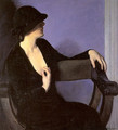 Study of a Woman in Black 1932 - Bernhard Gutmann