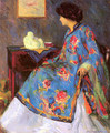 Lady in a Chinese Silk Jacket 1909 - Bernhard Gutmann