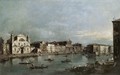 The Grand Canal with Santa Lucia and the Scalzi 1780s - Francesco Guardi