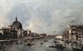 The Grand Canal with San Simeone Piccolo and Santa Lucia 1780s - Francesco Guardi