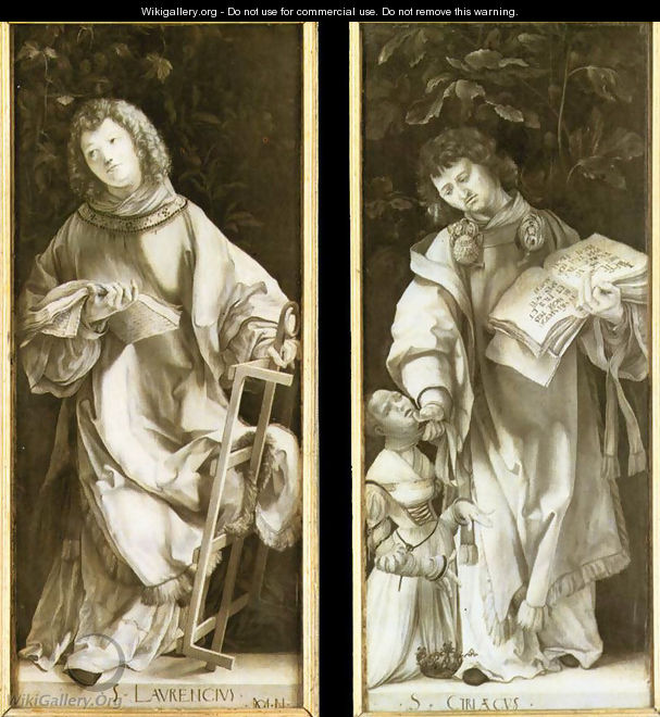 St Lawrence and St Cyricus 1509-11 - Matthias Grunewald (Mathis Gothardt)