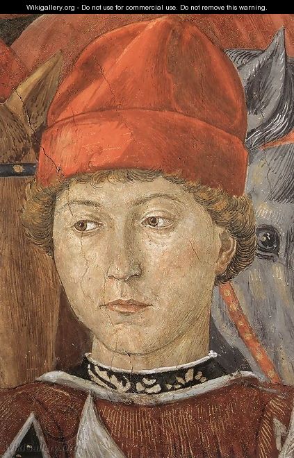 Procession of the Youngest King (detail 7) 1459-60 - Benozzo di Lese di Sandro Gozzoli
