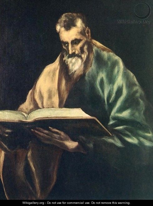 Apostle St Simon 1610-14 - El Greco (Domenikos Theotokopoulos)