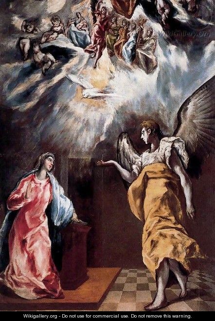 Annunciation 1608-14 - El Greco (Domenikos Theotokopoulos)