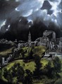 View of Toledo (detail) 1597-99 - El Greco (Domenikos Theotokopoulos)