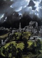 View of Toledo (detail) 1597-99 - El Greco (Domenikos Theotokopoulos)