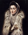 A Lady in a Fur Wrap 1577-80 - El Greco (Domenikos Theotokopoulos)