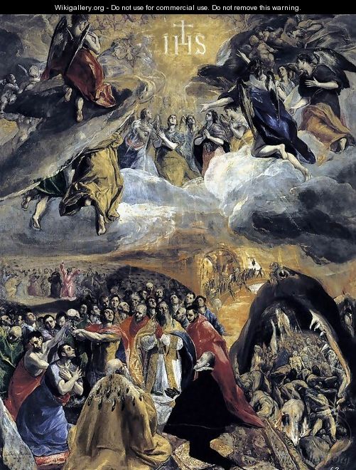 The Adoration of the Name of Jesus 1578-79 - El Greco (Domenikos Theotokopoulos)