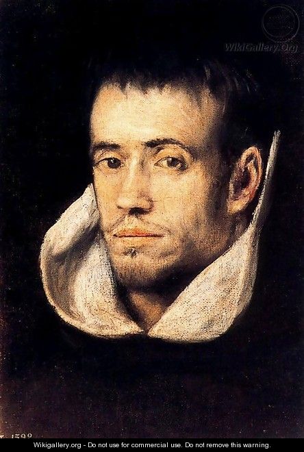 Portrait of Dominican (or Trinitarian) Friar 1600s - El Greco (Domenikos Theotokopoulos)
