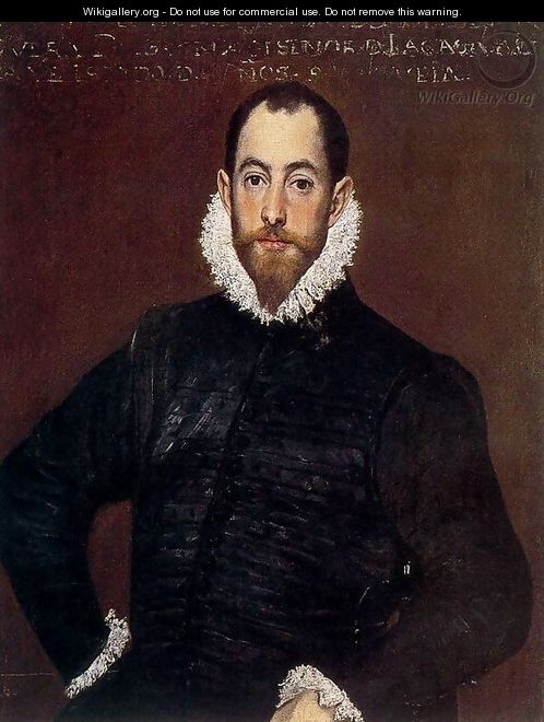 Portrait of a Gentleman from the Casa de Leiva 1580 - El Greco (Domenikos Theotokopoulos)
