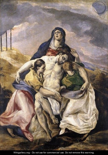 Pieta c. 1575 - El Greco (Domenikos Theotokopoulos)