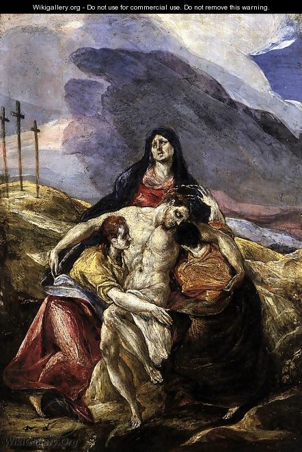 Pieta (The Lamentation of Christ) 1571-76 - El Greco (Domenikos Theotokopoulos)