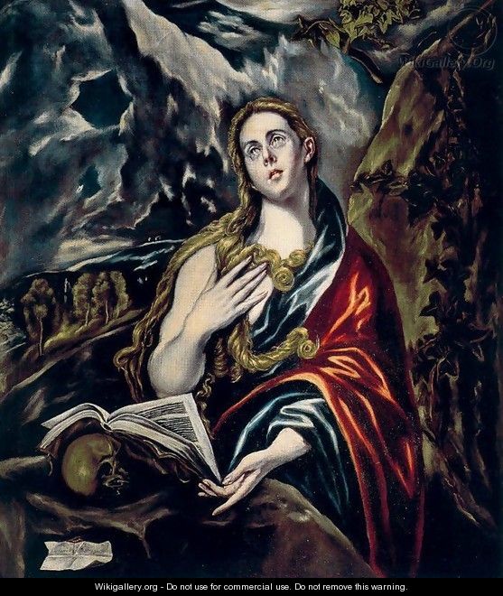 Penitent Magdalen 1605-10 - El Greco (Domenikos Theotokopoulos)