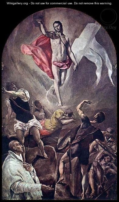 The Resurrection 1577-79 - El Greco (Domenikos Theotokopoulos)