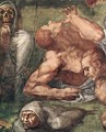 Last Judgment (detail-16) 1537-41 - Michelangelo Buonarroti
