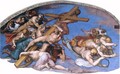 Last Judgment (detail-10) 1537-41 - Michelangelo Buonarroti