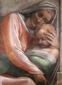 Salmon - Boaz - Obed (detail-1) 1511-12 - Michelangelo Buonarroti