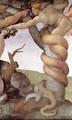 The Fall and Expulsion from Garden of Eden (detail-2) 1509-10 - Michelangelo Buonarroti