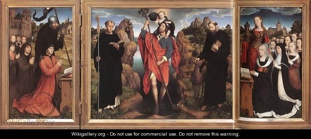 Triptych of the Family Moreel 1484 - Hans Memling