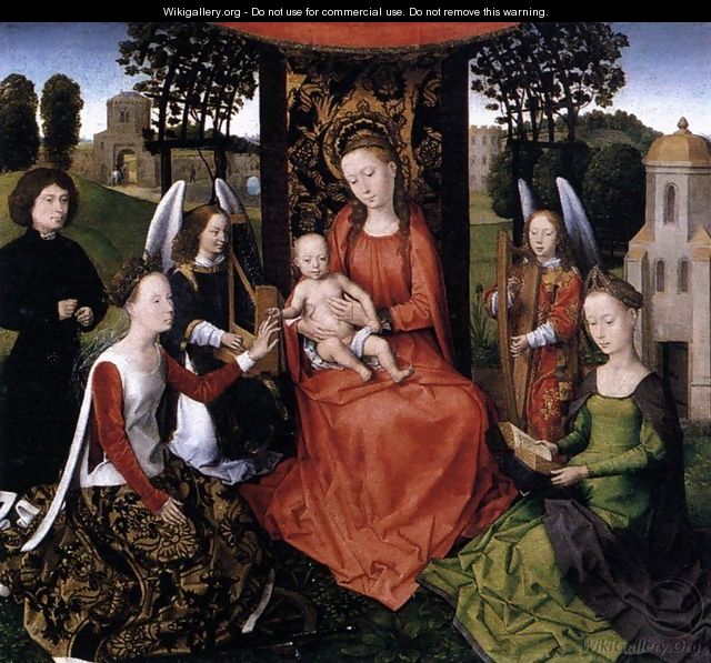 The Mystic Marriage of St Catherine 1479-80 - Hans Memling