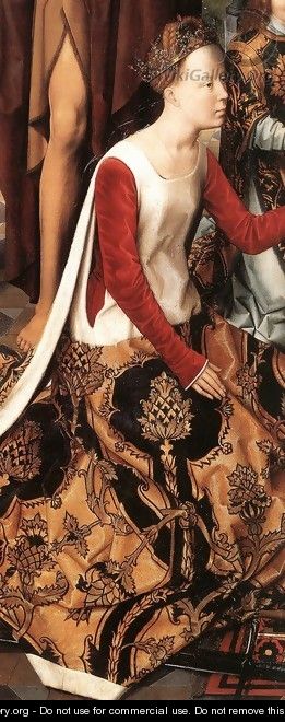 St John Altarpiece (detail-6) 1474-79 - Hans Memling