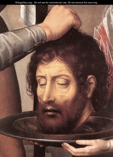 St John Altarpiece (detail-2) 1474-79 - Hans Memling