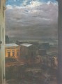 The Anhalter Railway Station by Moonlight 1846 - Adolph von Menzel