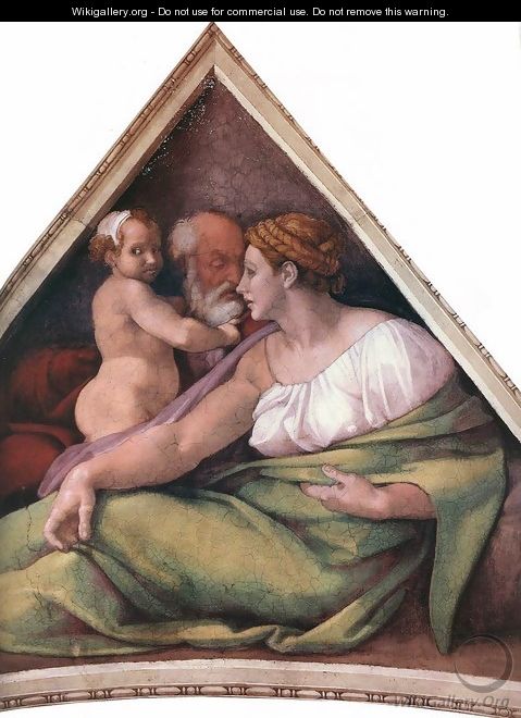 Ancestors of Christ- figures (4) 1510 - Michelangelo Buonarroti