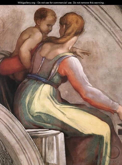 Achim - Eliud (detail-2) 1511-12 - Michelangelo Buonarroti Achim - Eliud (detail-2) 1511-12 - Michelangelo Buonarroti