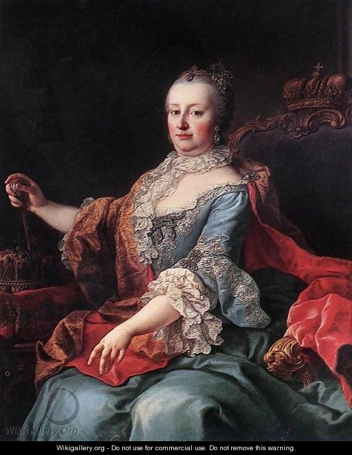 Queen Maria Theresia (2) 1750s - Martin van, II Meytens