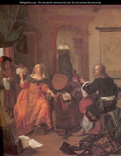 The Music Party 1659 - Gabriel Metsu