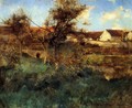 Landscape in Grez 1884 - Willard Leroy Metcalf