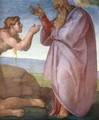 Creation of Eve (detail-2) 1509-10 - Michelangelo Buonarroti