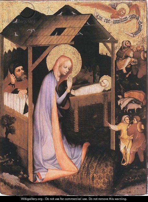 The Adoration of Jesus 1380 - Master of the Trebon Altarpiece