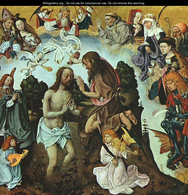 The Baptism of Christ 1500 - Master of the St. Bartholomew Altarpiece