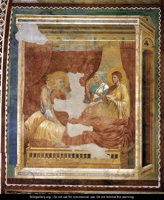 Scenes from the Old Testament- Isaac Blessing Jacob 1290s - Master of the Isaac Stories