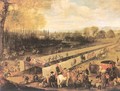 The Hunting Party at Aranjuez - Juan Bautista Martinez del Mazo