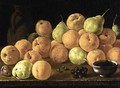 Still-Life of Fruit c. 1765 - Luis Eugenio Melendez
