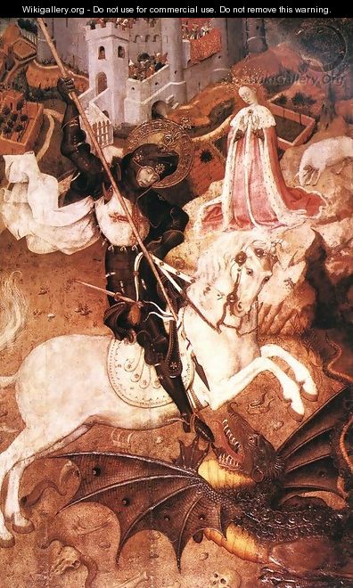 Saint George Killing the Dragon 1430-35 - Bernat (Bernardo) Martorell