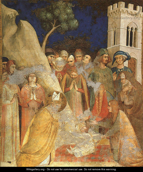 The Miracle of the Resurrected Child 1321 - Simone Martini