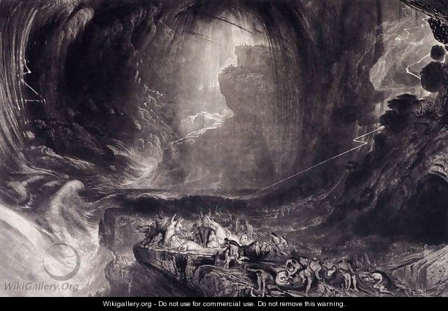 The Evening of the Deluge 1828 - John Martin The Evening of the Deluge 1828 - John Martin