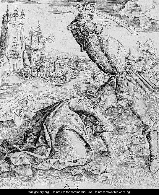 Martyrdom of St Barbara 1501 - Master M Z