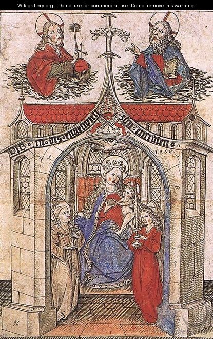 The Small Virgin of Einsiedeln 1466 - Master E. S.