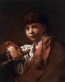 Boy with Flute 1740-50 - Domenico Maggiotto