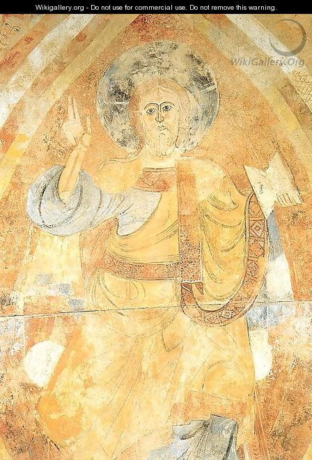Pantocrator Supported by Angels 1130 - Madruelo Master of