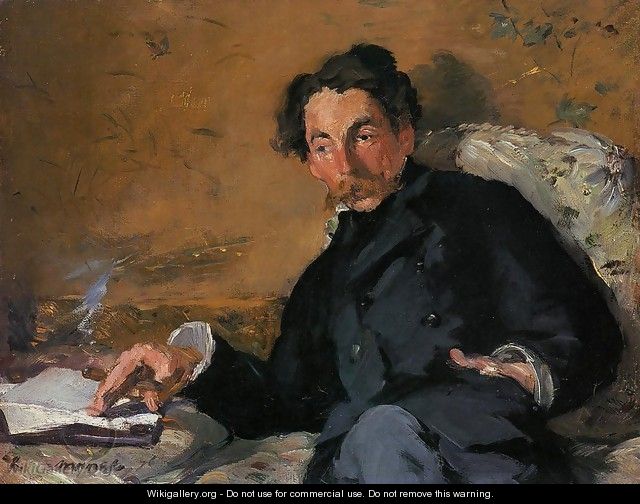 Portrait of Stephane Mallarme 1876 - Edouard Manet